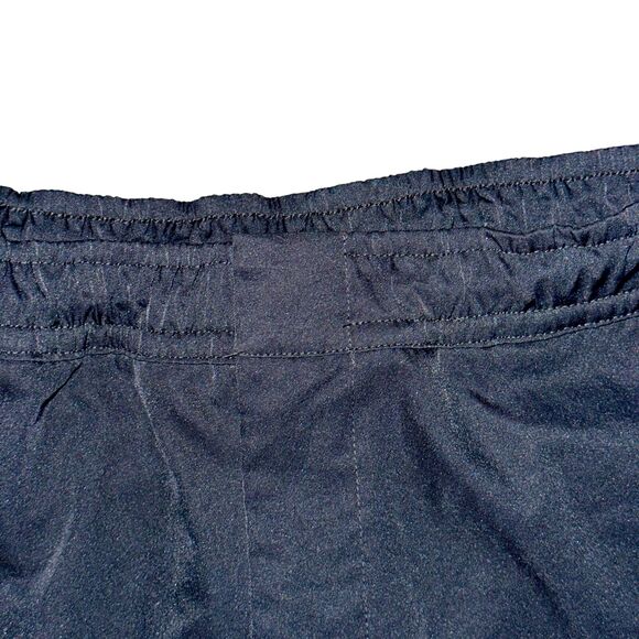 Nike Vintage Rare Windrunner Nylon Soccer Pants Trackies Fleece Black Scally Lg - Picture 7 of 10
